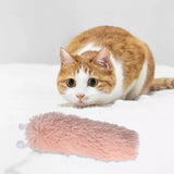 Maxbell Cat Catnip Toy Kitten Bite Resistant Soft Exercise Stuffed Plush Cat Pillows pink