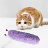 Maxbell Cat Catnip Toy Kitten Bite Resistant Soft Exercise Stuffed Plush Cat Pillows violet