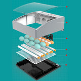 Maxbell Egg Incubator Automatic Intelligent Chick Incubator with Light Hatching Eggs for 24 Eggs