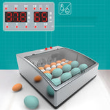 Maxbell Egg Incubator Automatic Intelligent Chick Incubator with Light Hatching Eggs for 24 Eggs