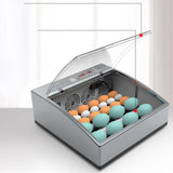 Maxbell Egg Incubator Automatic Intelligent Chick Incubator with Light Hatching Eggs for 24 Eggs