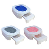 Maxbell Urinal Seat Litter Box Tray Litter Pan Trainer Kitty Cat Toilet Training Blue