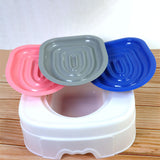 Maxbell Urinal Seat Litter Box Tray Litter Pan Trainer Kitty Cat Toilet Training Blue