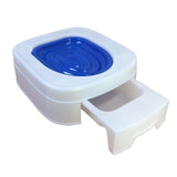 Maxbell Urinal Seat Litter Box Tray Litter Pan Trainer Kitty Cat Toilet Training Blue