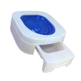 Maxbell Urinal Seat Litter Box Tray Litter Pan Trainer Kitty Cat Toilet Training Blue