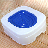 Maxbell Urinal Seat Litter Box Tray Litter Pan Trainer Kitty Cat Toilet Training Blue