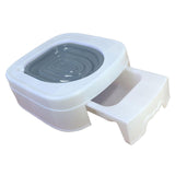 Maxbell Urinal Seat Litter Box Tray Litter Pan Trainer Kitty Cat Toilet Training Gray