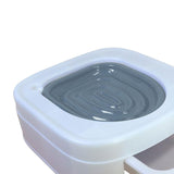 Maxbell Urinal Seat Litter Box Tray Litter Pan Trainer Kitty Cat Toilet Training Gray