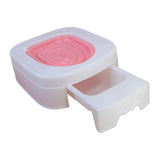 Maxbell Urinal Seat Litter Box Tray Litter Pan Trainer Kitty Cat Toilet Training Pink