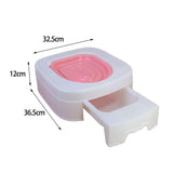 Maxbell Urinal Seat Litter Box Tray Litter Pan Trainer Kitty Cat Toilet Training Pink