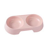 Maxbell Premium Cat Double Bowls Pet Water Food Feeder for Kitten Small Dogs Puppy Pink