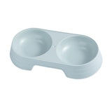 Maxbell Premium Cat Double Bowls Pet Water Food Feeder for Kitten Small Dogs Puppy Green