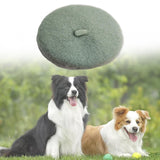 Maxbell Dog Cat Beret Wool Yard Hat Durable Adjustable Elastic Rope Costume Warm Green