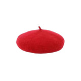 Maxbell Dog Cat Beret Wool Yard Hat Durable Adjustable Elastic Rope Costume Warm Red