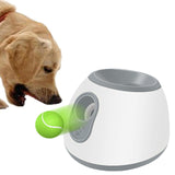 Maxbell Pet Automatic Ball Launcher Interactive Dog Tennis Ball Throwing Machine Gray