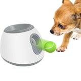 Maxbell Pet Automatic Ball Launcher Interactive Dog Tennis Ball Throwing Machine Gray