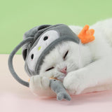 Maxbell Wearable Cat Feather Toy Training Kitten Catcher Kitty Interactive Cat Toy Gray