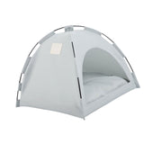 Maxbell Cat Tent Waterproof Cat House Oxford Cloth Material Accessories Sunscreen 40 x 40cm Gray