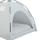 Maxbell Cat Tent Waterproof Cat House Oxford Cloth Material Accessories Sunscreen 50 x 50cm Gray