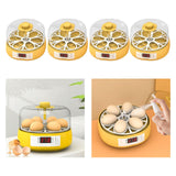 Maxbell Egg Incubator Egg Hatcher Machine Temperature Control for Chicken Goose Semi Automatic 4 Egg