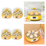 Maxbell Egg Incubator Egg Hatcher Machine Temperature Control for Chicken Goose Semi Automatic 4 Egg