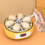 Maxbell Egg Incubator Egg Hatcher Machine Temperature Control for Chicken Goose Semi Automatic 4 Egg