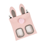 Maxbell PU Hay Feeder Bag Chinchillas Waterproof 2 Windows Pet Supplies Hanging