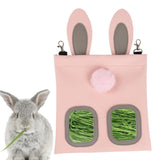 Maxbell PU Hay Feeder Bag Chinchillas Waterproof 2 Windows Pet Supplies Hanging