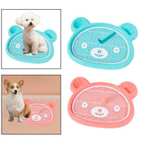 Maxbell Puppy Potty Tray with Removable Post Dogs Training Toilet for Rabbit Hamster Blue