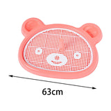 Maxbell Puppy Potty Tray with Removable Post Dogs Training Toilet for Rabbit Hamster Pink