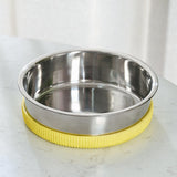 Maxbell Cat Food Bowls Pets Dish Kitty Kitten Watering Supplies Waterer Feeder Dog Yellow