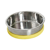 Maxbell Cat Food Bowls Pets Dish Kitty Kitten Watering Supplies Waterer Feeder Dog Yellow