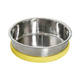 Maxbell Cat Food Bowls Pets Dish Kitty Kitten Watering Supplies Waterer Feeder Dog Yellow