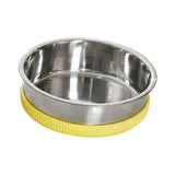 Maxbell Cat Food Bowls Pets Dish Kitty Kitten Watering Supplies Waterer Feeder Dog Yellow