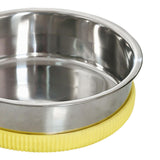 Maxbell Cat Food Bowls Pets Dish Kitty Kitten Watering Supplies Waterer Feeder Dog Yellow