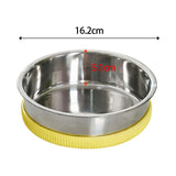 Maxbell Cat Food Bowls Pets Dish Kitty Kitten Watering Supplies Waterer Feeder Dog Yellow