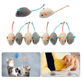 Maxbell 10Pcs Cute Cat Catnip Toy Interactive Cat Toy Playing for Cats Holiday Gifts