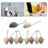 Maxbell 10Pcs Cute Cat Catnip Toy Interactive Cat Toy Playing for Cats Holiday Gifts