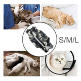 Maxbell Cat Recovery Suit Pet Costume Cat Clothes Pajama Shirt for Small Dogs Cats S