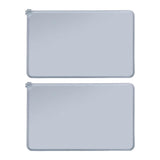Maxbell Dog Food Mat Bowl Mats Pet Feeding Mat for Pet Supplies Dogs Puppy Thicken Gray