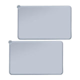 Maxbell Dog Food Mat Bowl Mats Pet Feeding Mat for Pet Supplies Dogs Puppy Thicken Gray