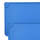 Maxbell Dog Food Mat Bowl Mats Pet Feeding Mat for Pet Supplies Dogs Puppy Thin Blue