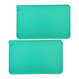 Maxbell Dog Food Mat Bowl Mats Pet Feeding Mat for Pet Supplies Dogs Puppy Thin Green