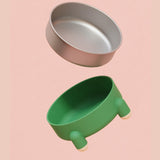 Maxbell Cat Bowl Drinking Eating Feeding Bowl Pet food Feeder for Small Dogs Green