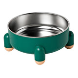 Maxbell Cat Bowl Drinking Eating Feeding Bowl Pet food Feeder for Small Dogs Green