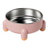 Maxbell Cat Bowl Drinking Eating Feeding Bowl Pet food Feeder for Small Dogs Pink