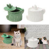 Maxbell Cat Water Fountain Dog Water Dispenser Quiet Drinking Water Bowl Green