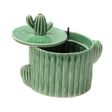 Maxbell Cat Water Fountain Dog Water Dispenser Quiet Drinking Water Bowl Green
