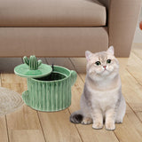 Maxbell Cat Water Fountain Dog Water Dispenser Quiet Drinking Water Bowl Green