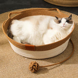 Maxbell Scratching Board Sofa Bed Soft Kennel Nest Cat Scratcher for Kitten Puppy Large